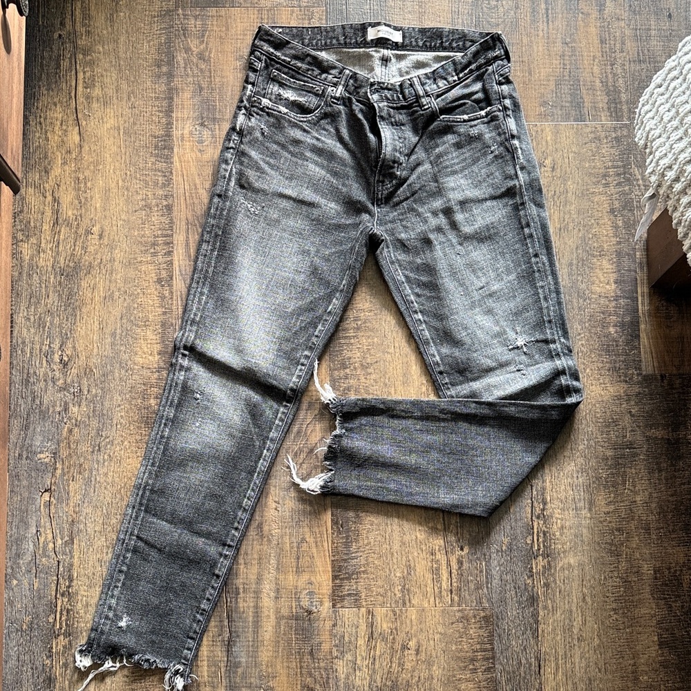 Moussy Distressed Black Skinny Jeans